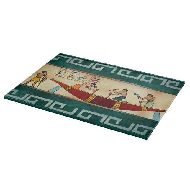 Tabla De Cortar Artesanía del arte folclórico egipcio (Borde)