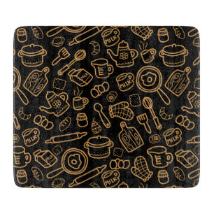 Tabla De Cortar Artículos de cocina Black Brown