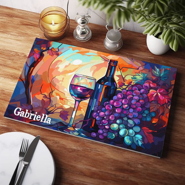 Tabla De Cortar Artista en la cocina: Línea de arte personalizada (Subido por el creador)