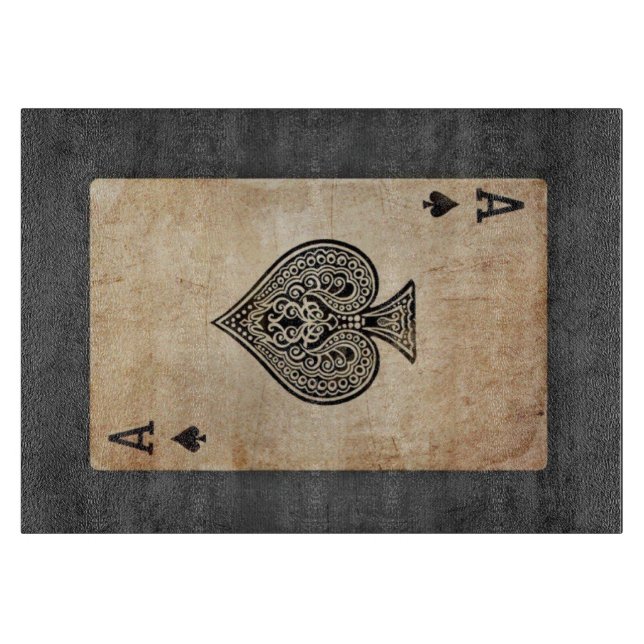 Tabla De Cortar As de espadas lanzar almohada (Anverso)
