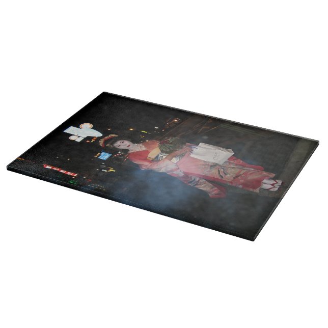 Tabla De Cortar Asakusa Geisha Neo Tokyo (Borde)