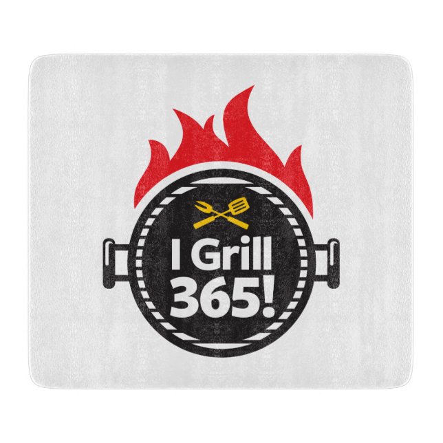 Tabla De Cortar ¡Aso a la parrilla 365! (Anverso)