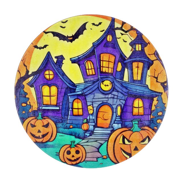 Tabla De Cortar Asombroso arte de la mansión (Anverso)