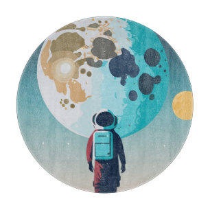 Tabla De Cortar Astronauta solitario