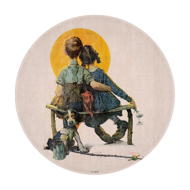 Tabla De Cortar Atardecer (Anverso)