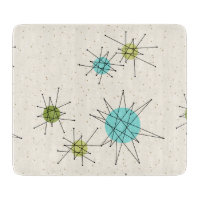 Tabla de cortar atómica icónica de Starbursts