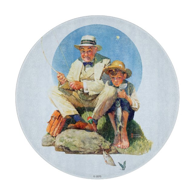 Tabla De Cortar Atrapar al más grande (Anverso)