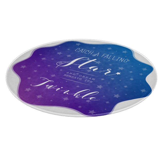 Tabla De Cortar Atrapar una estrella que cae (Borde)