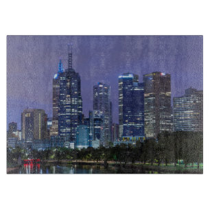 Tabla De Cortar Australia, Victoria, Melbourne, horizonte a lo lar
