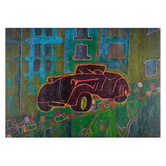 Tabla De Cortar Automóvil tradicional (Anverso)