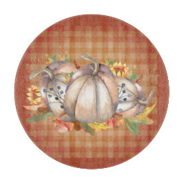Tabla De Cortar Autumn Pumpkin Bouquet