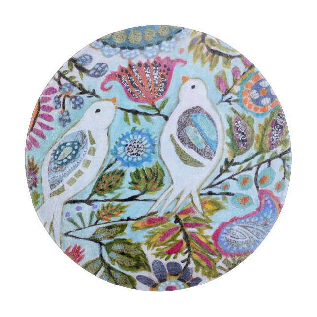 Tabla De Cortar Aves de papel I (Anverso)