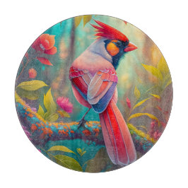 Tabla De Cortar Aves fantasmas Cardenal masculino
