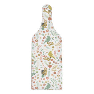 Tabla De Cortar Aves y ramas de Shabby White