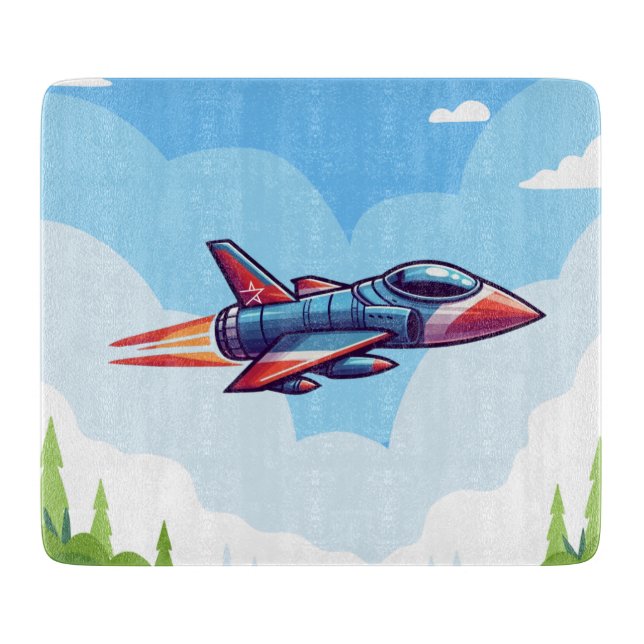 Tabla De Cortar avión/avión de combate (Anverso)