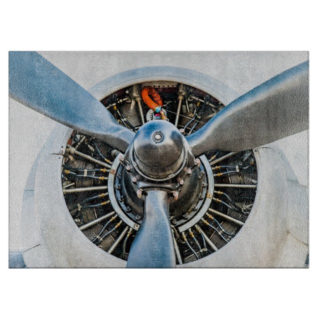 Tabla De Cortar Avión Douglas DC-3. Hélice (Anverso)