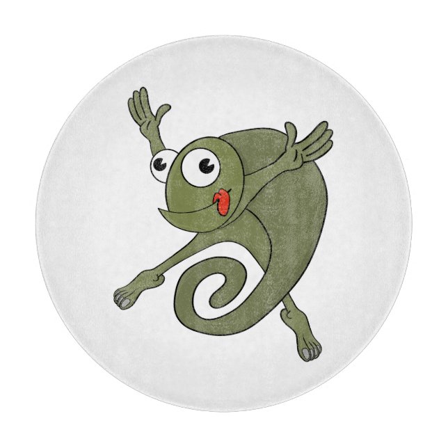 Tabla De Cortar Awesome Chameleon (Anverso)