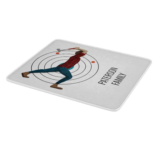 Tabla De Cortar Ax Throwing (Borde)