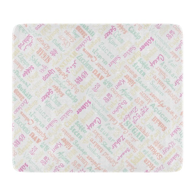 Tabla De Cortar Azúcar (Anverso)