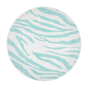 Tabla De Cortar Azul azul celeste animal