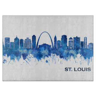 Tabla De Cortar Azul de la línea aérea de St. Louis Missouri