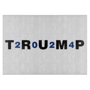 Tabla De Cortar Azul Trump 2024