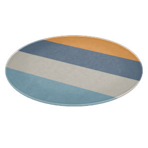 Tabla De Cortar Azul y Naranja