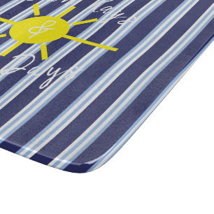 Tabla De Cortar Azul y soleado