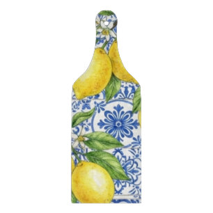 Tabla De Cortar Azulejo siciliano de limón italiano personalizado