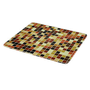 Tabla De Cortar Azulejos de Piscina, Baldosas Mosaico Marrones, Pa