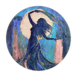 Tabla De Cortar Bailarín de Belly de luna llena