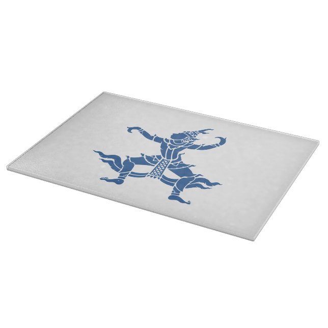 Tabla De Cortar Bailarina tailandesa ⚠ ⚠ Rótulo tailandés (Borde)