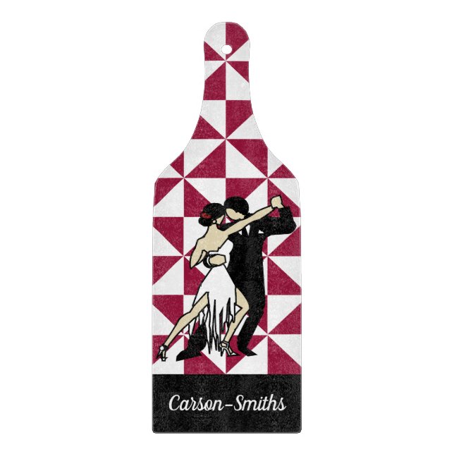 Tabla De Cortar Bailarinas de tango (Anverso)