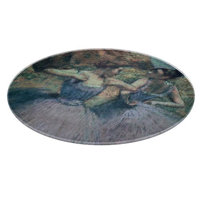 Tabla De Cortar Bailarines de Edgar Degas el | en violeta (Borde)