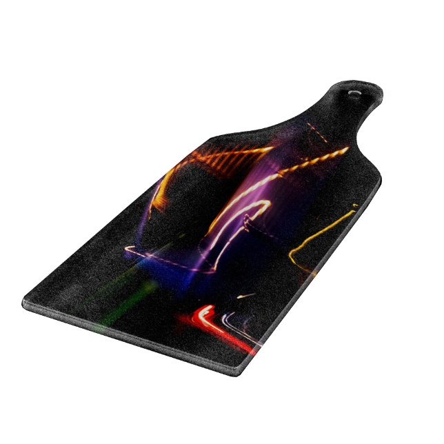 Tabla De Cortar baile de coche morado (Borde)
