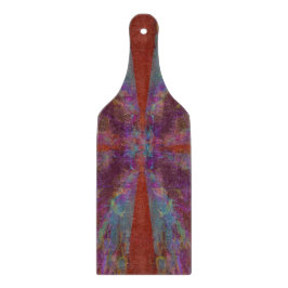 Tabla De Cortar Baile en diseño abstracto rojo