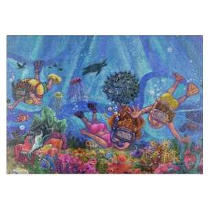 Tabla De Cortar Bajo el mar
