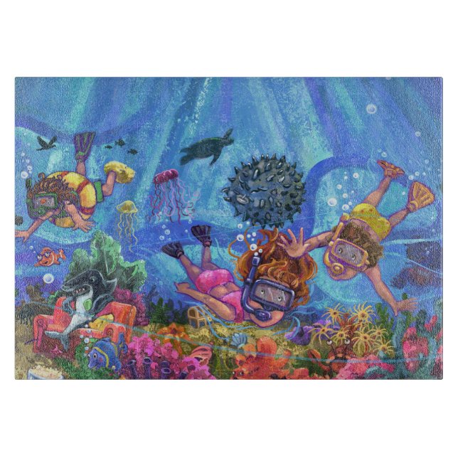 Tabla De Cortar Bajo el mar (Anverso)
