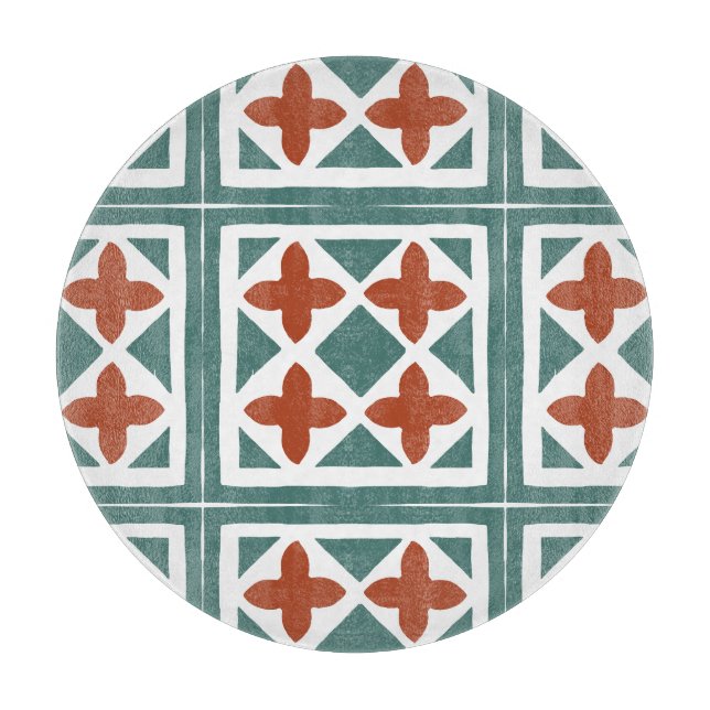 Tabla De Cortar Baldosas Andaluzas 15 (Anverso)