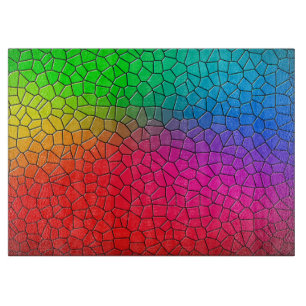 Tabla De Cortar Baldosas de mezaic arcoiris