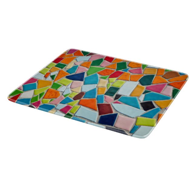 Tabla De Cortar Baldosas de mosaico brillante (Borde)
