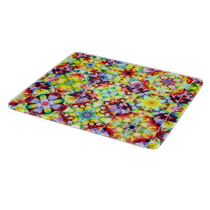 Tabla De Cortar Baldosas mediterráneas, mosaicos de tinta de alcoh