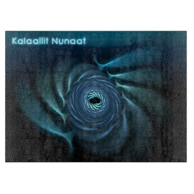 Tabla De Cortar Ballenas de hielo de Groenlandia (Anverso)