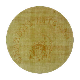 Tabla de cortar - Bambú con cornucopia