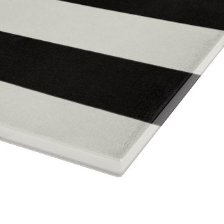 Tabla De Cortar Banda negra y blanca