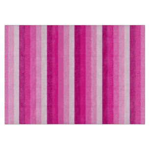 Tabla De Cortar Bandas de sombra rosadas calientes