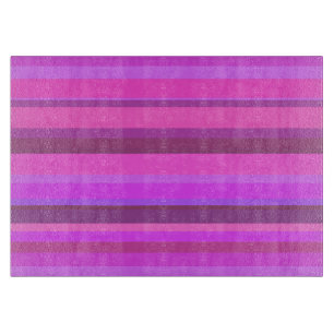 Tabla De Cortar Bandas horizontales rosadas