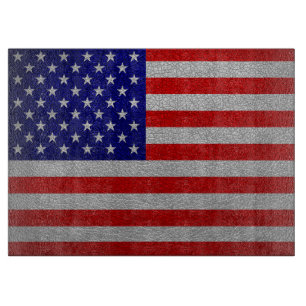 Tabla De Cortar Bandera americana