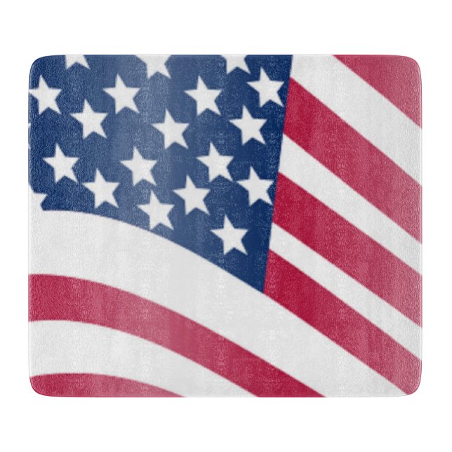 TABLA DE CORTAR BANDERA AMERICANA (Anverso)