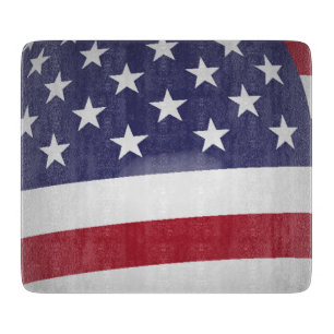 TABLA DE CORTAR BANDERA AMERICANA